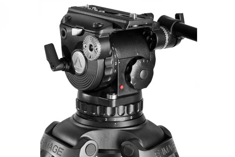 E-Image GH10L Fluid Tripod Head Payload 10kg