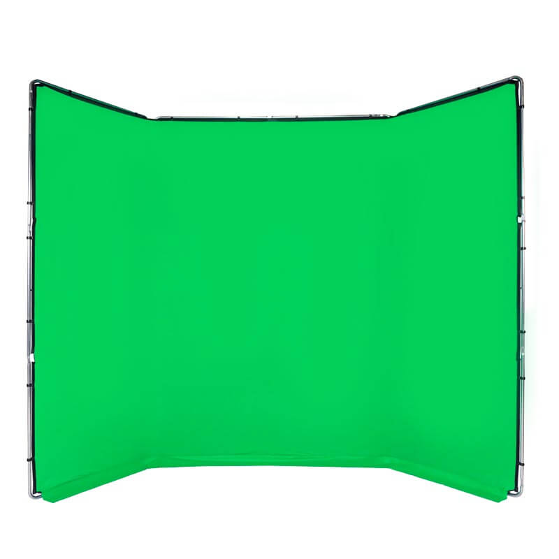Manfrotto Chroma Key FX 4x2.9m Background Kit Green with Frame - MLBG4301KG