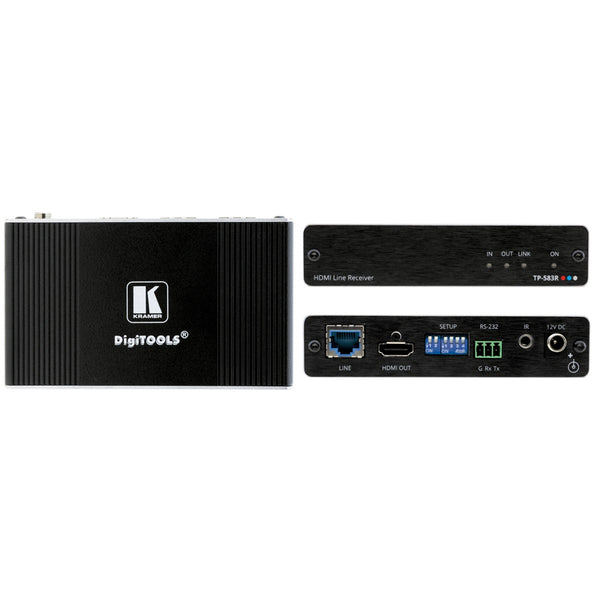 Kramer Electronics TP-583R 4K HDR HDMI Receiver with RS-232 & IR over Long-Reach HDBaseT