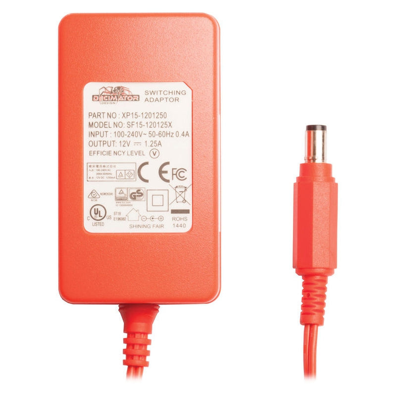 Decimator Design Power Pack + 12V DC (Plastic Lock - for Dec 2, MD-QUAD, MD-RDA, MD-DUCC & DEC QUAD) - PWR-12V_PL