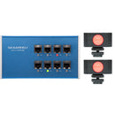 SKAARHOJ ETH-TALLY Link Tally Box System with 2x Tally Lights - ETH-TALLY-LINK-V2-x2 (CP)