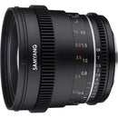 Samyang VDSLR 50mm T1.5 MK2 Sony FE Mount Lens
