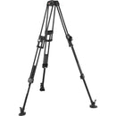 Manfrotto 526 Pro Video Head with 645 Fast Twin Alu Tripod - MVK526TWINFA