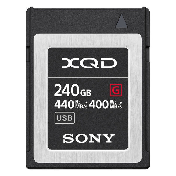 Sony QDG-240F 240GB 440MB/s Read-400MB/s Write  G Series XQD Memory Card - QDG-240F
