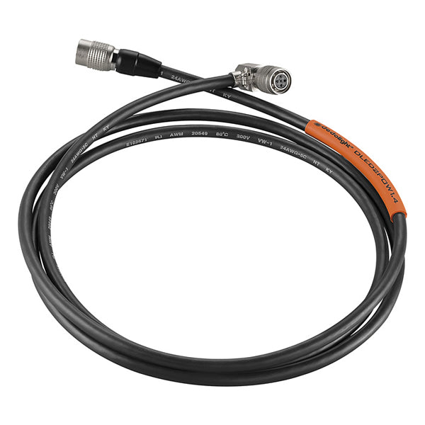 Dedolight DT2-BAT / DT2-BI-BAT Cable to Light Head, 140cm long - DLED2POW1.4