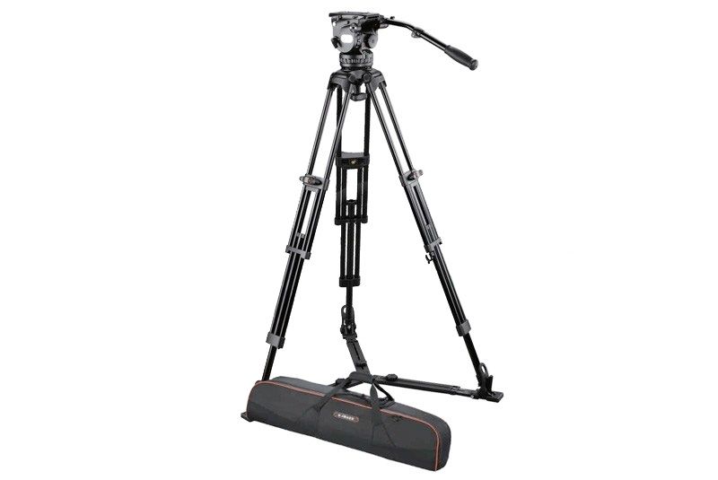 E-image EG15A2 (EG-15A2) Two Stage Aluminium Tripod Kit Payload 18KG