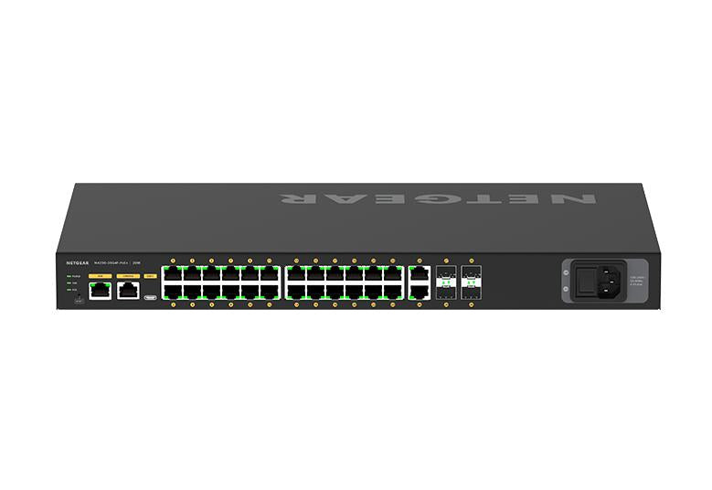 NETGEAR AV Line M4250-26G4F-PoE+ (GSM4230P) 24x1G PoE+ 300W 2x1G and 4xSFP Managed Switch