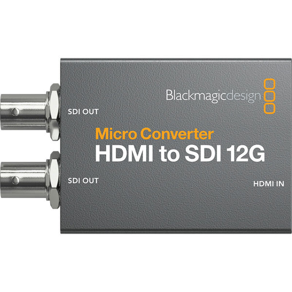 Blackmagic Design Micro Converter HDMI to SDI 12G with Power Supply - CONVCMIC/HS12G/WPSU