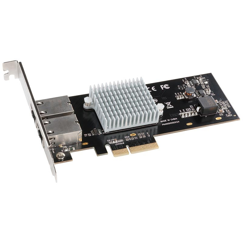 Sonnet Presto 10G Base-T Ethernet 2 Port PCIe Card - SON-G10E-2X-E3