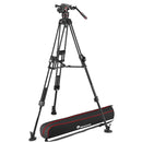 Manfrotto Nitrotech 608 series with 645 Fast Twin Alu Tripod - MVK608TWINFA