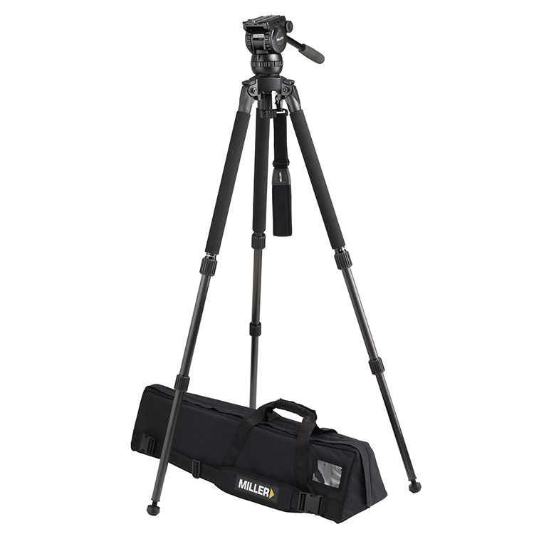 Miller 3726 CX6 Solo 75 2 Stage Alloy Tripod Kit - MIL-3726