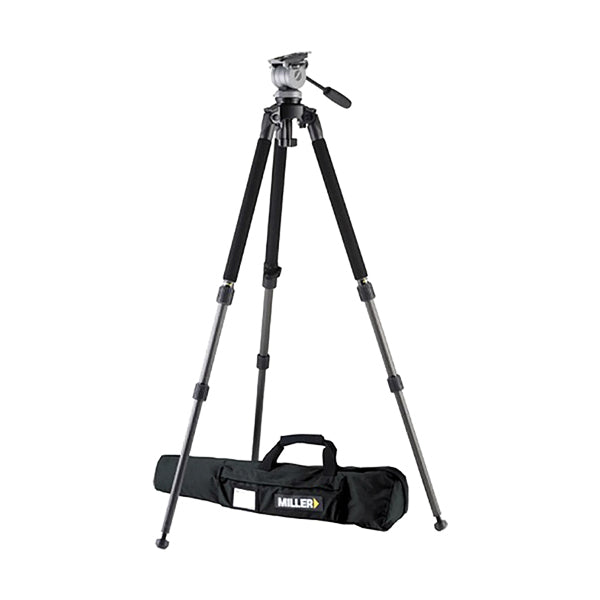 Miller 1640 DS10 Solo 75 2 Stage Alloy Tripod Kit - MIL-1640 3D Broadcast