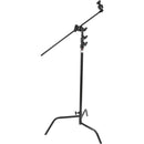 Matthews B756040 40-inch C-Stand w/ Sliding Leg w/ Grip Head and Arm Black - MD-B756040
