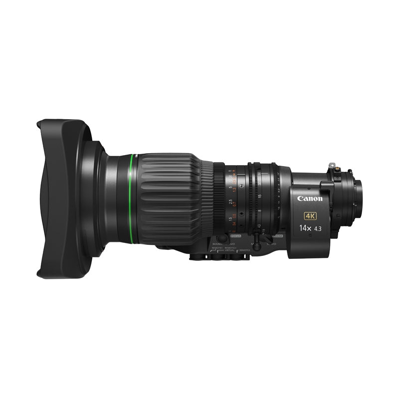 Canon CJ14ex4.3B IASE-S 2/3" 14x UHDgc 4K Digital ENG/EFP Super Wide-Angle Lens