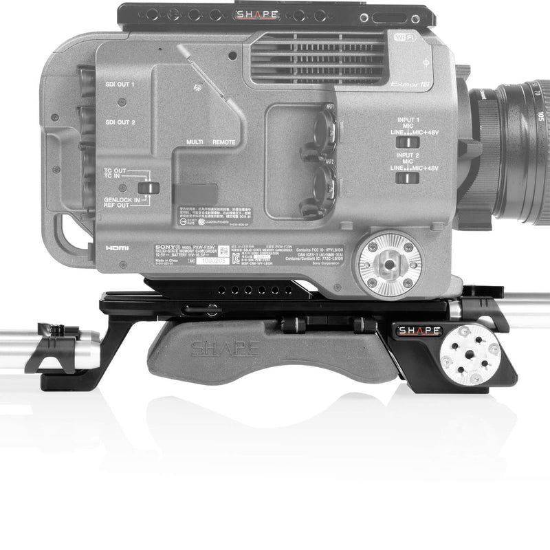 Shape FX9BP Sony PXW-FX9 V-LOCK Quick Release Baseplate - SH-FX9BP