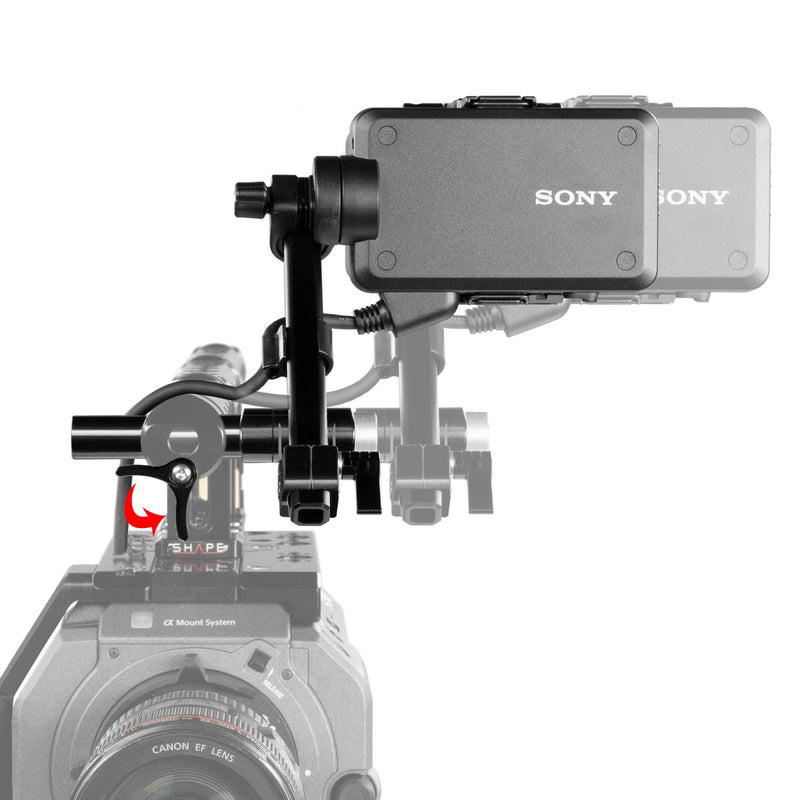 Shape FX9VF Sony PXW-FX9 Push-Button Viewfinder Mount - SH-FX9VF