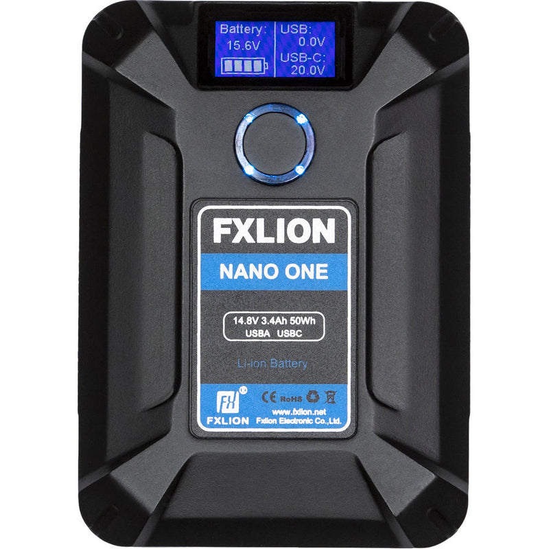 FXLION NANO-ONE-TWO 4KIT 4 Battery Kit in Hard Case with Charger