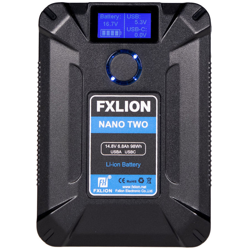 FXLION NANO-ONE-TWO 4KIT 4 Battery Kit in Hard Case with Charger