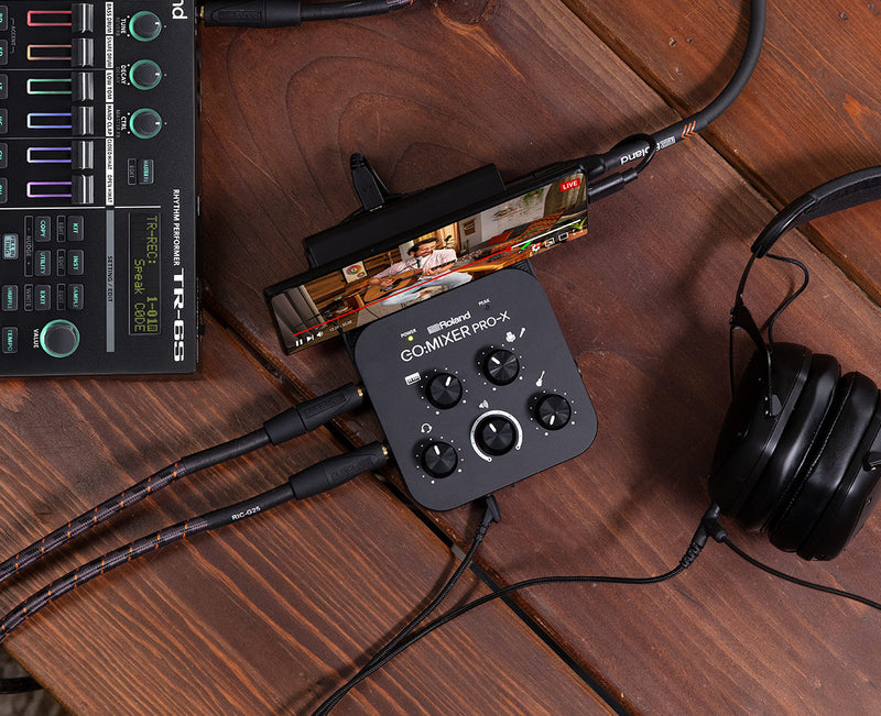 Roland GO:MIXER PRO-X Audio Mixer for Smartphones - ROLGOMIXERPROX