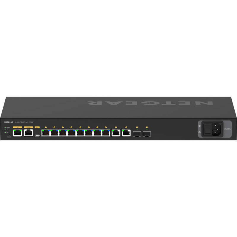 NETGEAR AV Line M4250 Series 1G AV over IP Managed Switch - 8 ports PoE+ (240W) for multi-switch audio and video - GSM-4212PX