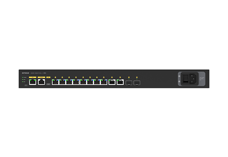 NETGEAR AV Line M4250 Series 1G AV over IP Managed Switch - 8 ports PoE++ (720W) for multi-switch audio and video - GSM-4212UX