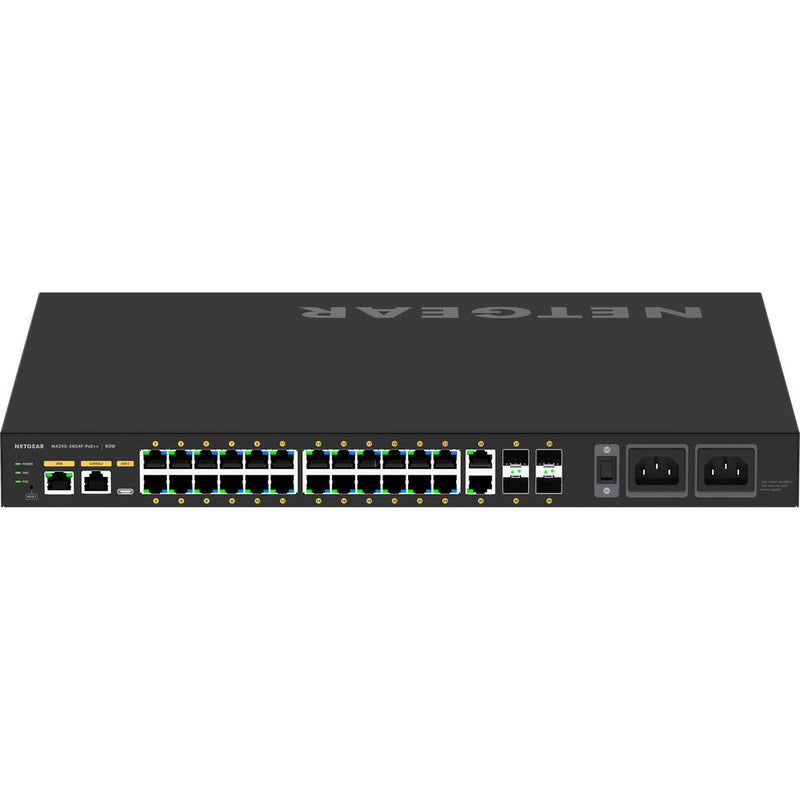 NETGEAR AV Line M4250 Series 1G AV over IP Managed Switch - 24 ports PoE++ (1,440W) for multi-switch audio and video - GSM-4230UP