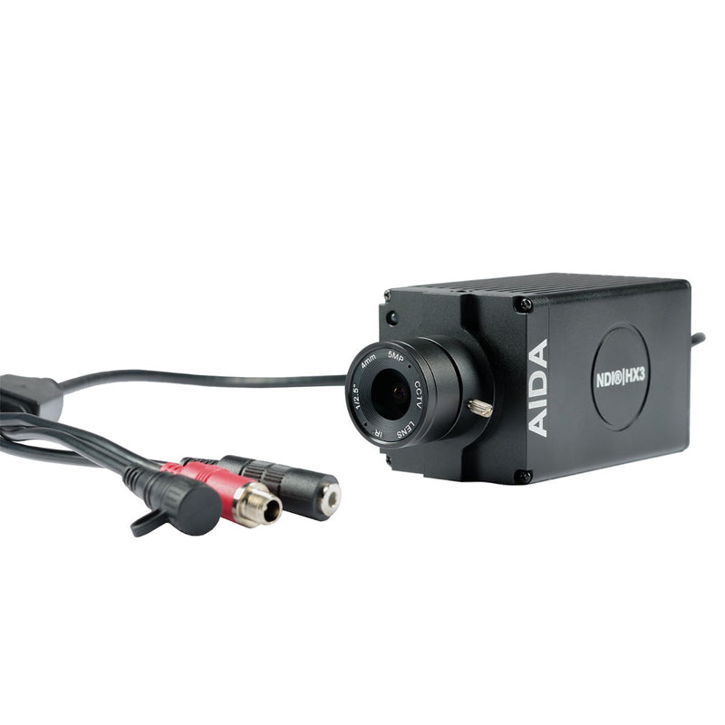 AIDA HD-NDI3-120 Full-HD 120fps NDI|HX3/IP/SRT PoE POV Camera