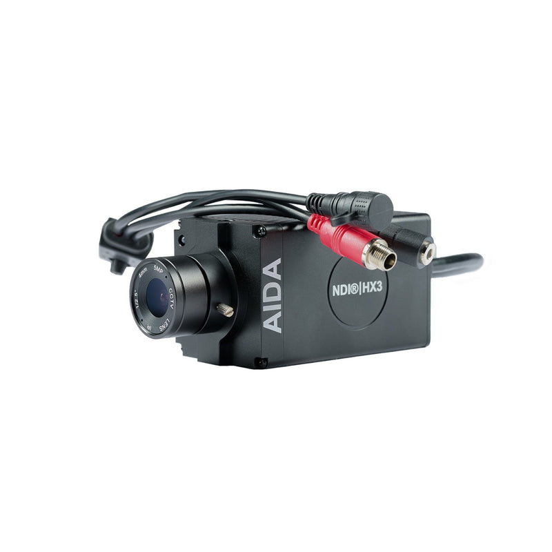 AIDA HD-NDI3-120 Full-HD 120fps NDI|HX3/IP/SRT PoE POV Camera