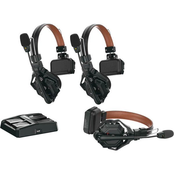 Hollyland Solidcom C1 PRO 3S Wireless Intercom System with 3 ENC Headsets - HL-SOL-C1-PRO-3S