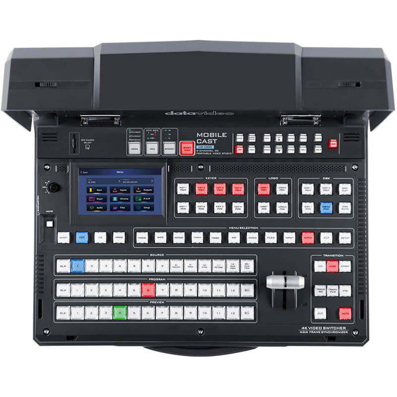 DATAVIDEO HS-4000 All-in-One PRO Broadcast 4K Video Switcher - DATAHS4000