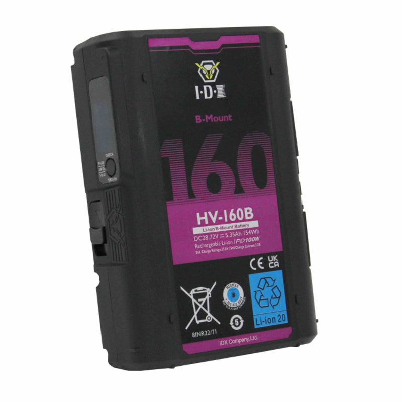 IDX HV-160B 153Wh 28V B-Mount Battery