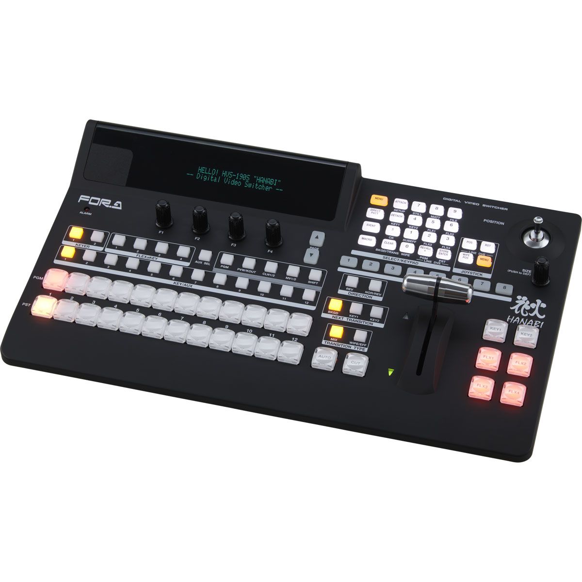 FOR-A HVS-190OU 12 Crosspoint Button Control Panel | 3D Broadcast