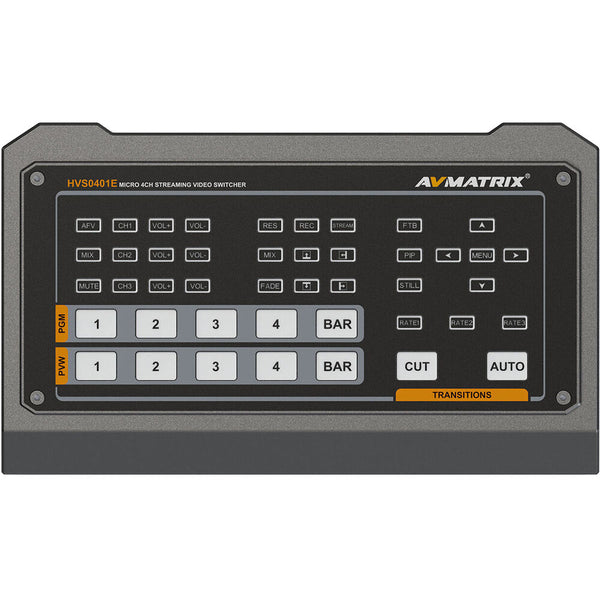 AVMatrix HVS0401E Micro 4-Channel HDMI/ DP Live Streaming/Recording Video Switcher