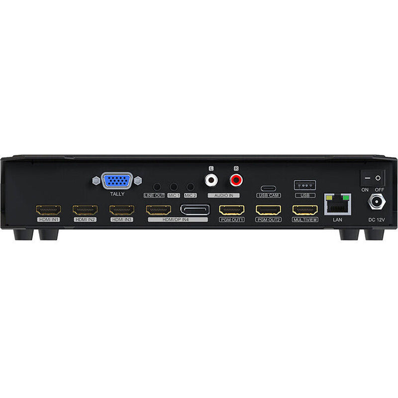 AVMatrix HVS0401E Micro 4-Channel HDMI/ DP Live Streaming/Recording Video Switcher