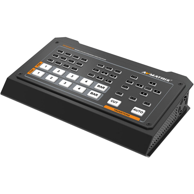 AVMatrix HVS0401E Micro 4-Channel HDMI/ DP Live Streaming/Recording Video Switcher