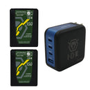 IDX IM-150P/PD3 2x Imicro-150P Batteries 1x UC-PD3 USB PD Charger