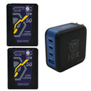 IDX IM-50P/PD3 2x Imicro-50P Batteries 1x UC-PD3 USB PD Charger