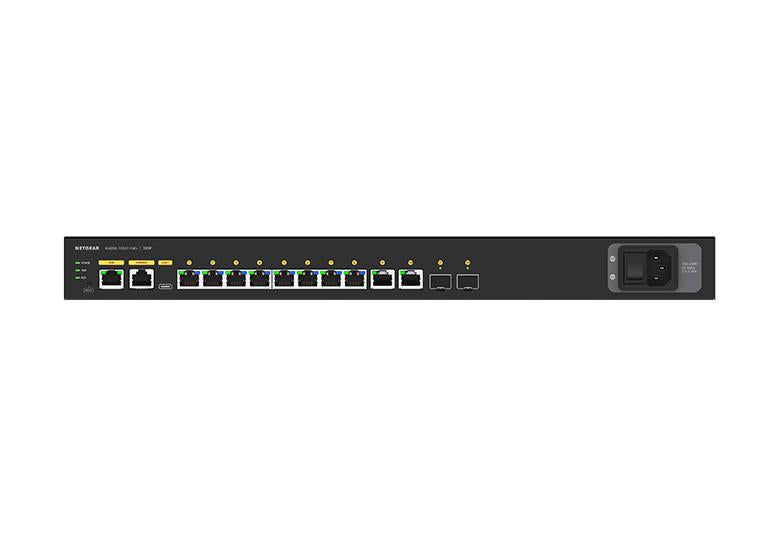 NETGEAR AV Line M4250-10G2F-PoE+ (GSM4212P)  8x1G PoE+ 125W 2x1G and 2xSFP Managed Switch