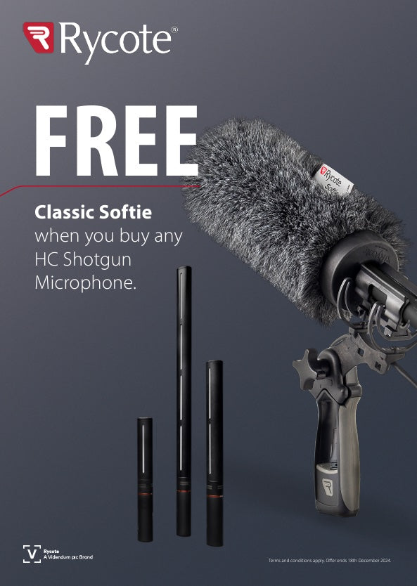 Rycote HC-22 Shotgun Microphone 22cm - RYC979002 (FREE RYCOTE CLASSIC SOFTIE)