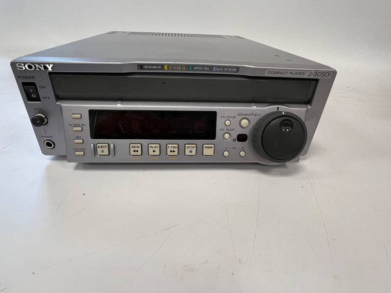 SONY J-30SDI Compact Digital Betacam Player with SDI (USED) - J-30SDI-USED-1