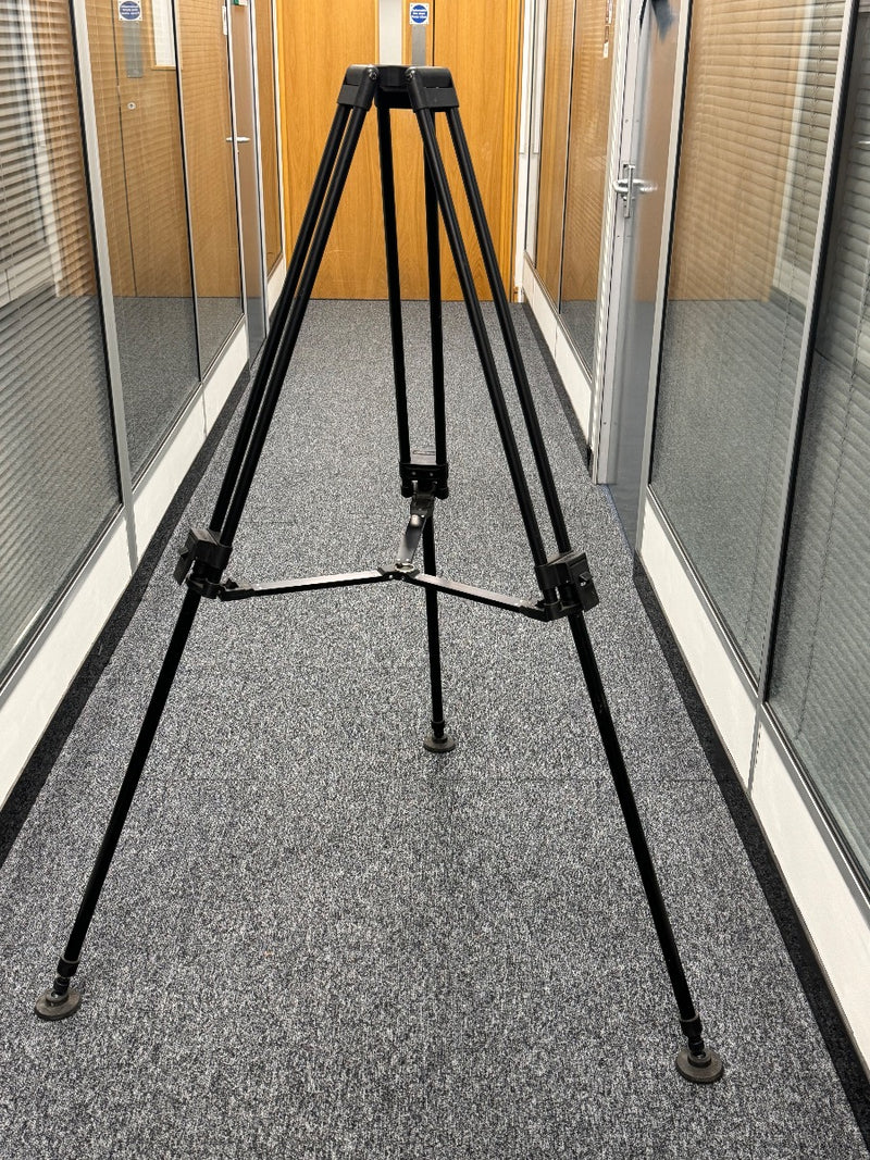 USED Cartoni 75mm Bowl Aluminium Tripod Legs w/ Mid Level Spreader