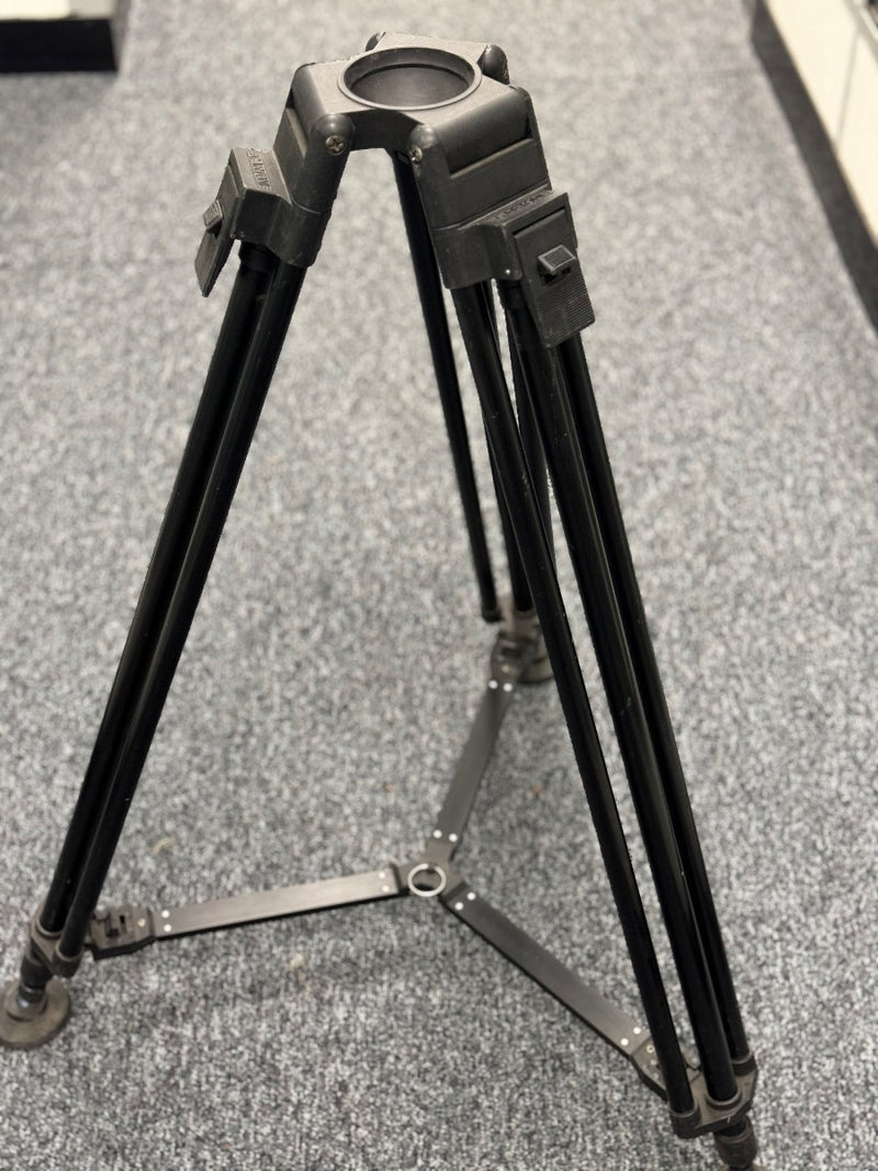 USED Cartoni 75mm Bowl Aluminium Tripod Legs w/ Mid Level Spreader