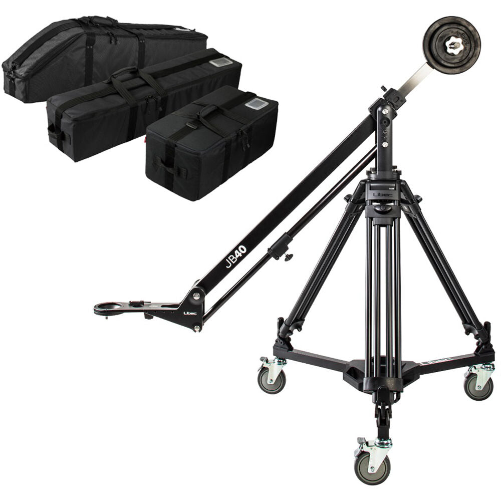 LIBEC JB40 KIT JIB Arm with Tripod Dolly and Carrying Cases | 3D Broadcast