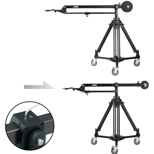 LIBEC JB40 KIT JIB Arm with Tripod Dolly and Carrying Cases