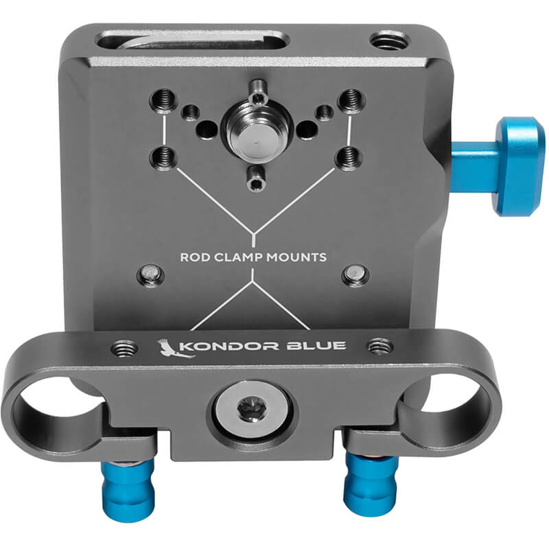 KONDOR BLUE Mini V-Mount Basic Rod Kit SPACE GRAY - KONMVRK