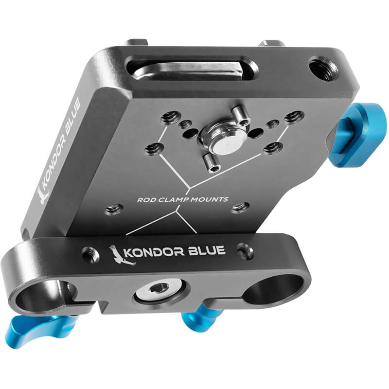 KONDOR BLUE Mini V-Mount Basic Rod Kit SPACE GRAY - KONMVRK