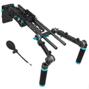 Kondor Blue Shoulder Rig Pro/ V Mount BLACK - KONSPAVPRBK