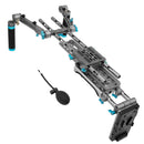 Kondor Blue Shoulder Rig Pro/ V Mount SPACE GRAY - KONSPAVPR