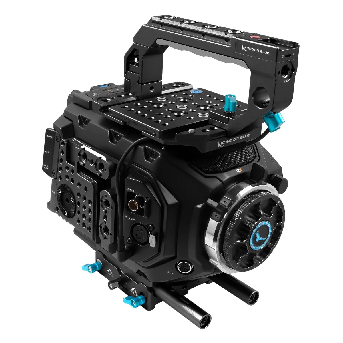 Broadcaster Rig Kondor Blue Blackmagic URSA MINI Base Rig (12K/4.6K/4K) BLACK ...