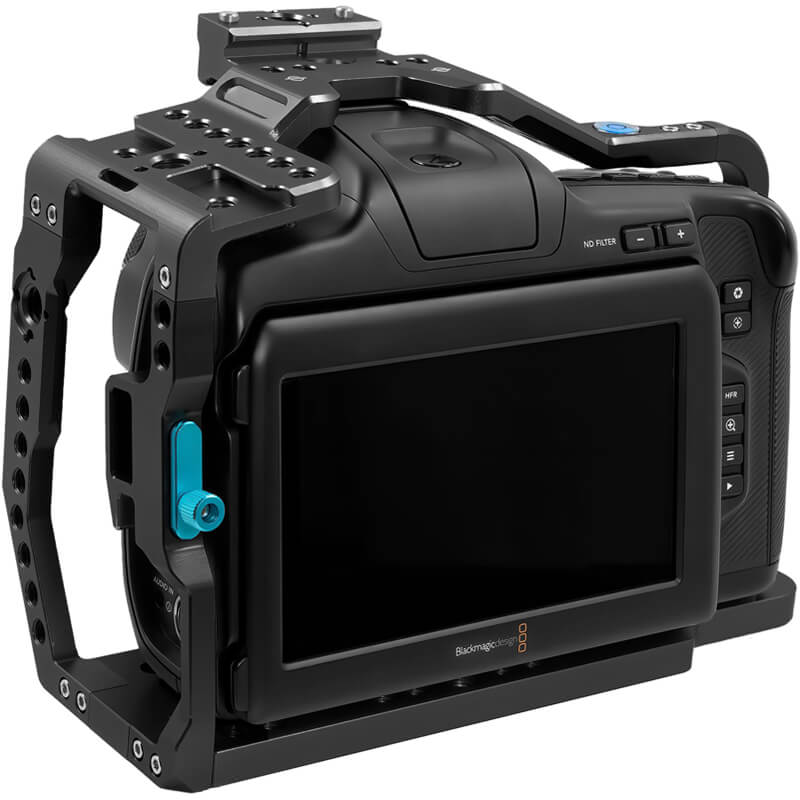 Kondor Blue Blackmagic Pocket 6K Pro and G2 Cage BLACK - KONBMPCC6KPCOBk